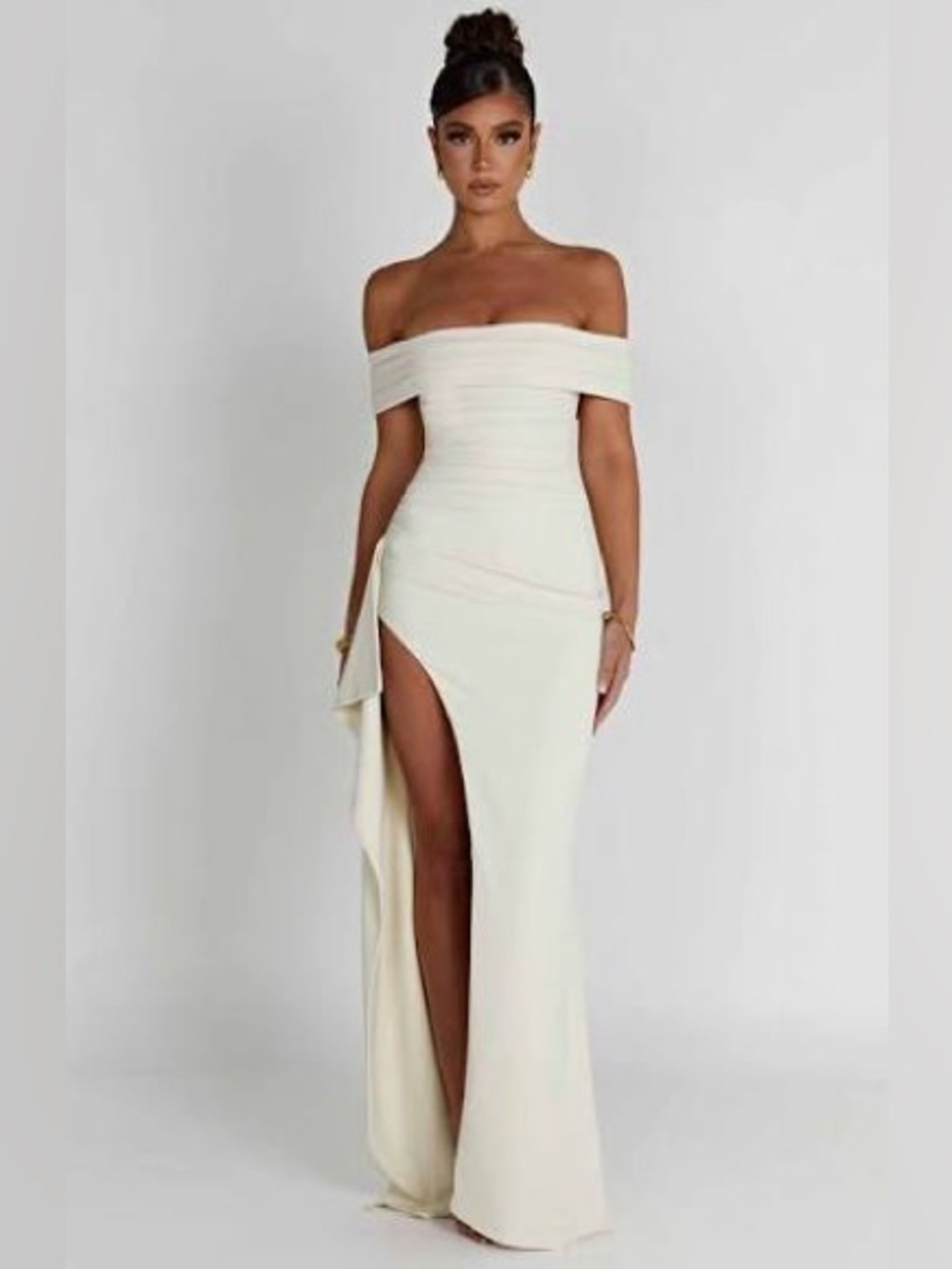babyboo joyce maxi dress ivory